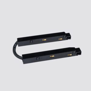 Corner Feed voor 48V trackrail - Zwart