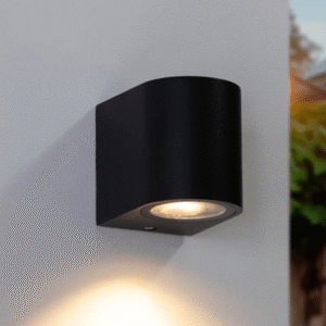 Alternative view of Cube R Down Wall light – Black
