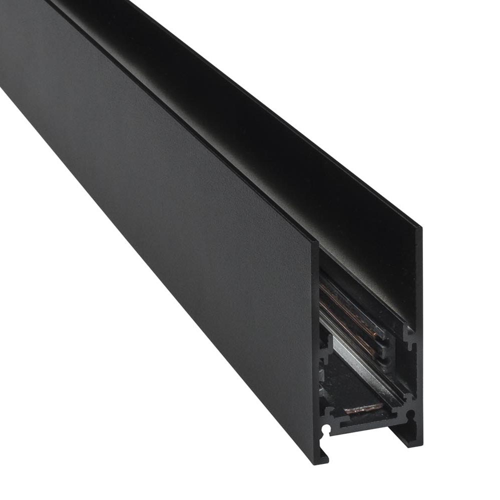 48 V Magnetische Trackrail – 1,5 m – Zwart