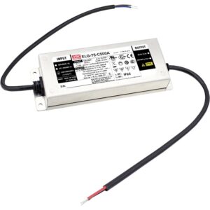 Mean Well ELG-75-C500B-3Y – LED-driver 500 mA (3‑in‑1 dimbaar, IP67)